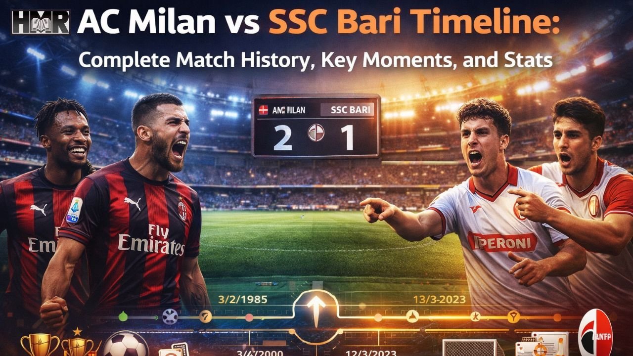 AC Milan vs Bari Match Timeline Stats