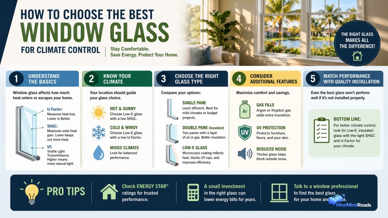 Choose Best Window Glass for Climate