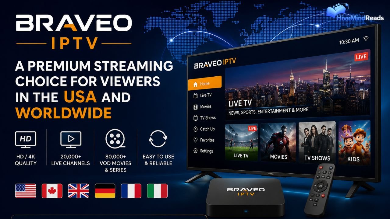 Braveo IPTV Premium Streaming USA Worldwide