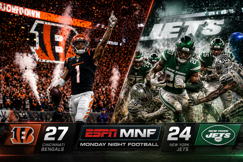 image-10-1024x683 New York Jets vs Bengals Match Player Stats: Full Game Analysis, Top Performers & Key Statistical Insights
